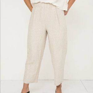Elizabeth Suzann   Flax linen Andy pants.